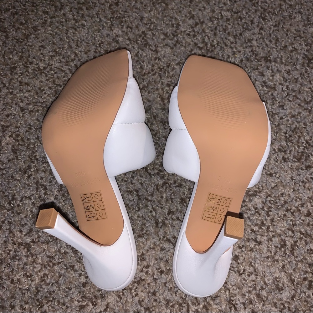 London Rebel Super Padded Stiletto Heeled Mules - Picture 6 of 10